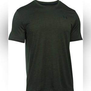 Under Armour V-neck / Dark Green short sleeve Dry fit T-shirt
